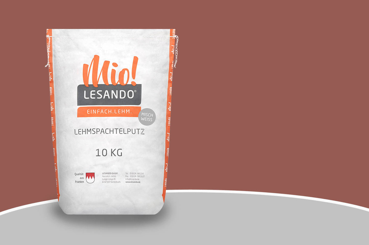 Mio! Lehmspachtelputz PUR Rosarot