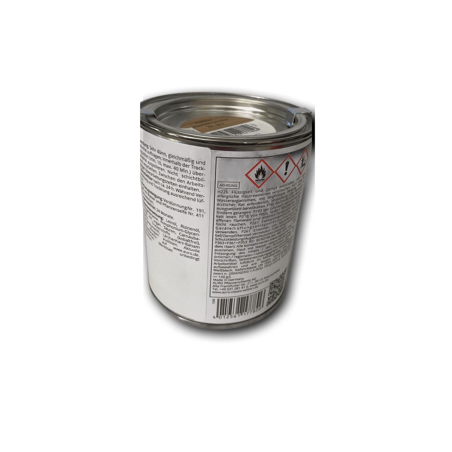 AURO Boden Pflanzenwachs Nr. 972 - 0,75 l Dose