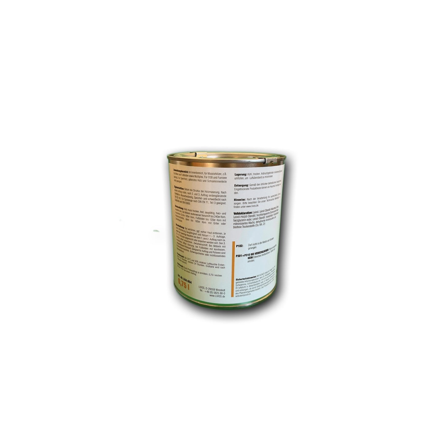 Livos KUNOS Naturöl-Siegel Mahagoni - 0,75 l Dose
