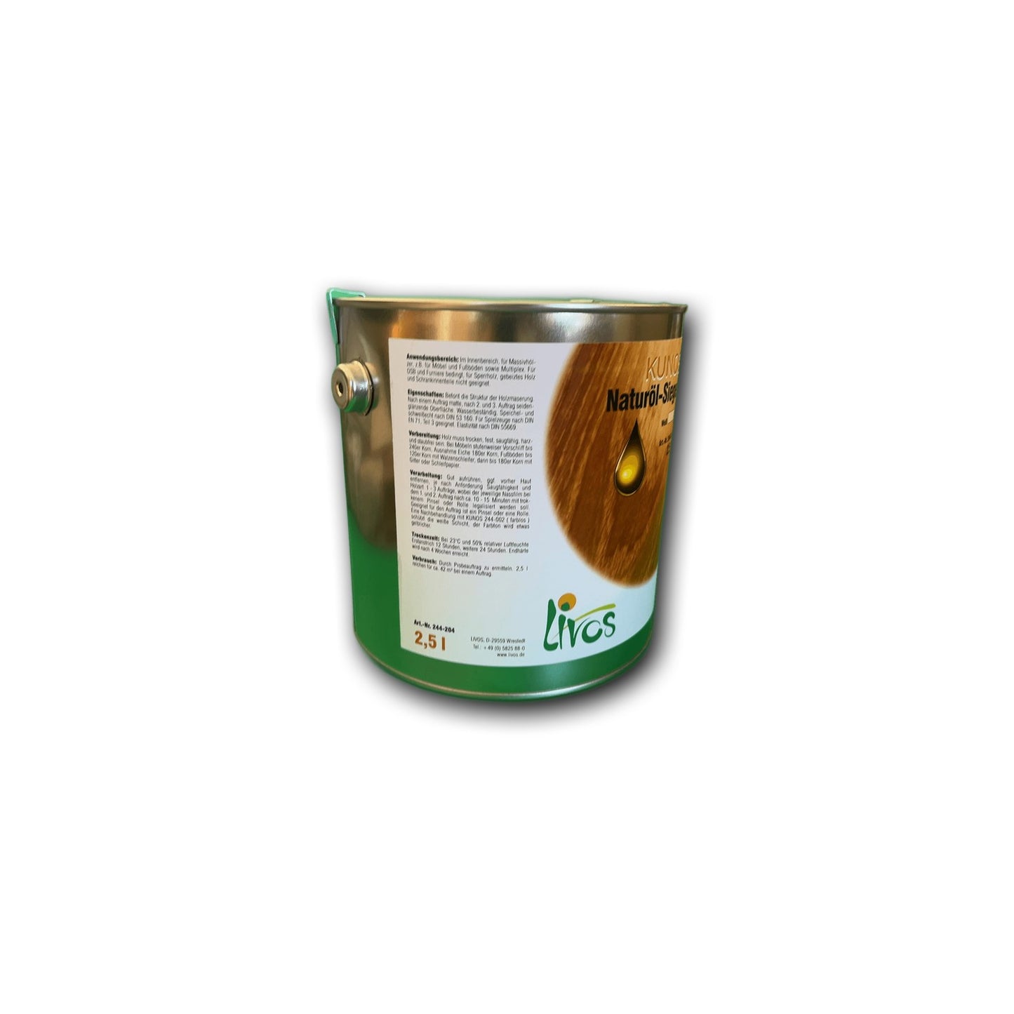Livos KUNOS Naturöl-Siegel Weiß 244-204 - 2,5 l