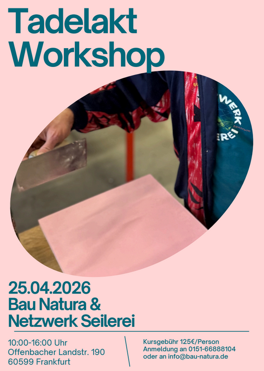 Workshop: Tadelakt meistern: Nachhaltiges Handwerk live erleben