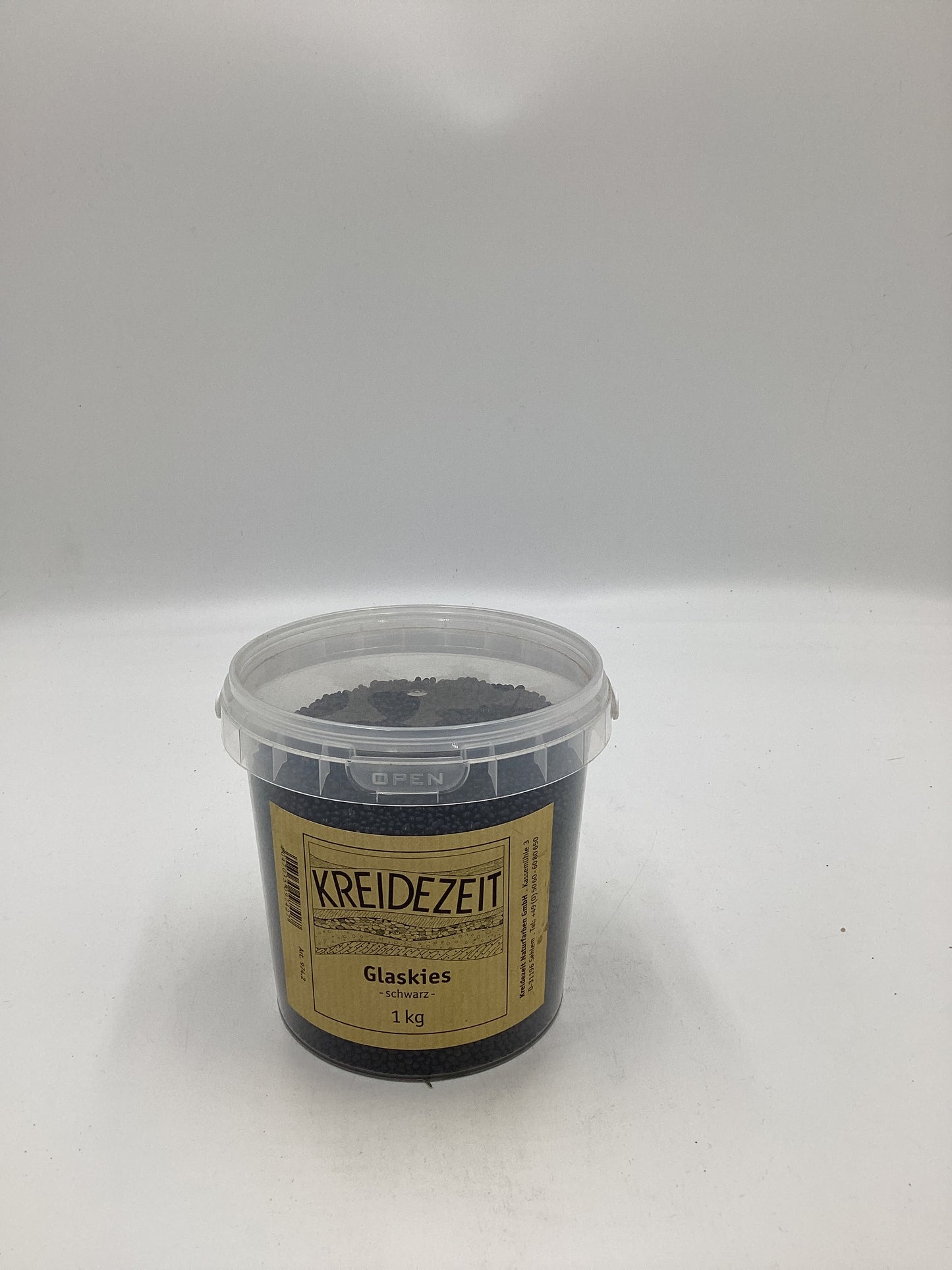 Kreidezeit Glaskies Schwarz