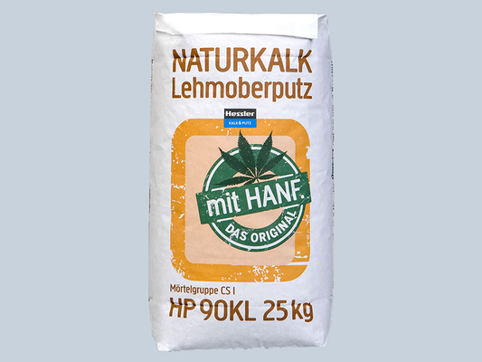 Hessler HP 90KL Kalk-Lehm-Oberputz mit Hanf, 1mm Korn 25kg