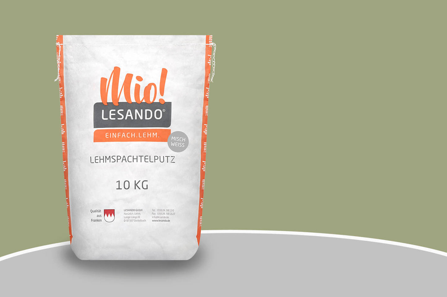 Mio! Lehmspachtelputz PUR Tannengrün