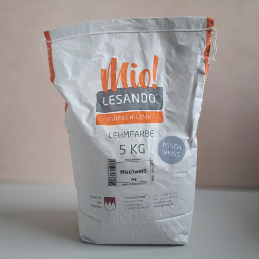 Lesando Mio Lehmfarbe Raumweiß/Mischweiß 5 Kg