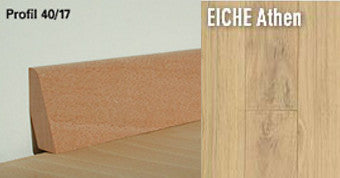Woodline Sockelleisten Eiche Athen 40/17