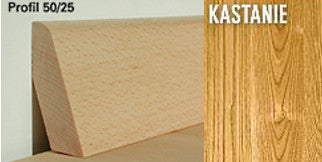Woodline Sockelleisten Kastanie 50-25