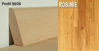 Woodline Sockelleisten Robinie 50/25