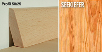 Woodline Sockelleisten Seekiefer 50-25