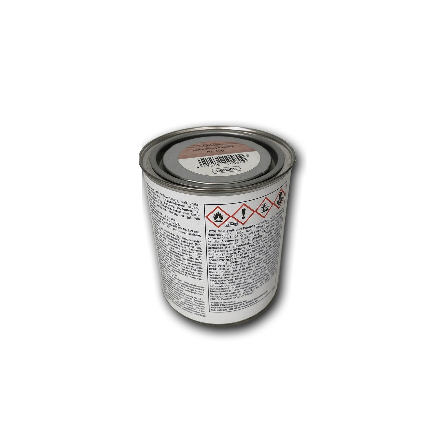 AURO 2 in 1 Öl-Wachs Classic Nr. 129 farblos – 0,75 l — Detailansicht