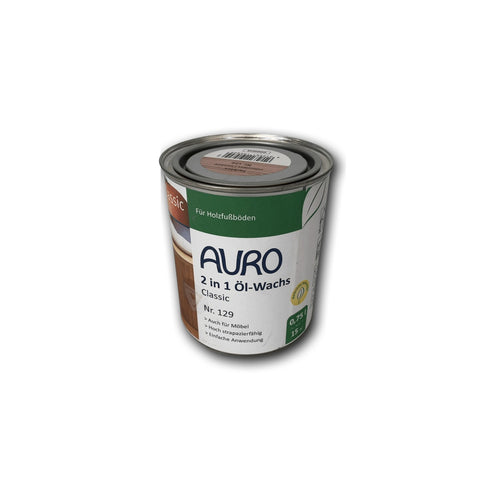 AURO 2 in 1 Öl-Wachs Classic Nr. 129 farblos — 0,75 l