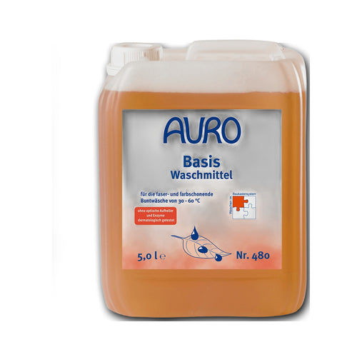 AURO Basis-Waschmittel flüssig Nr. 480 — 5 l