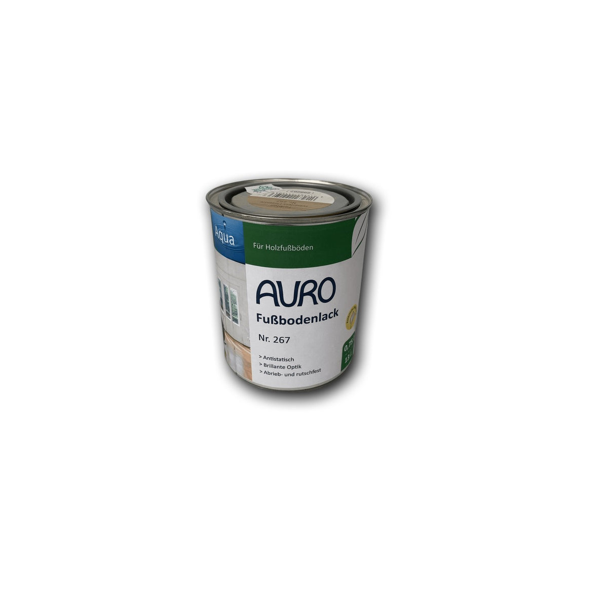 AURO Fußbodenlack Nr. 267 farblos — 0,75 l