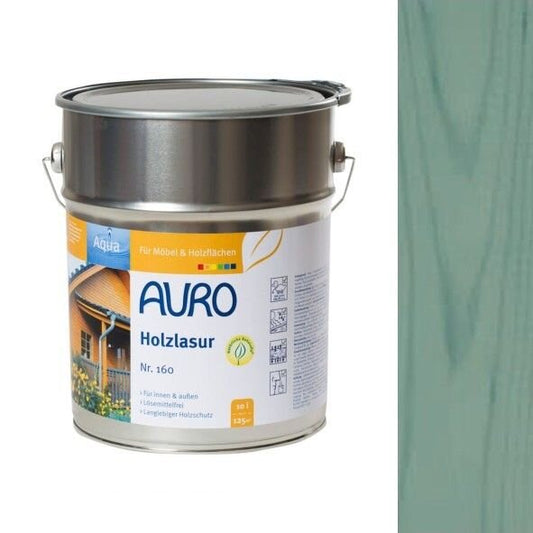 Auro Holzlasur Aqua 160 azur - 10 l Dose