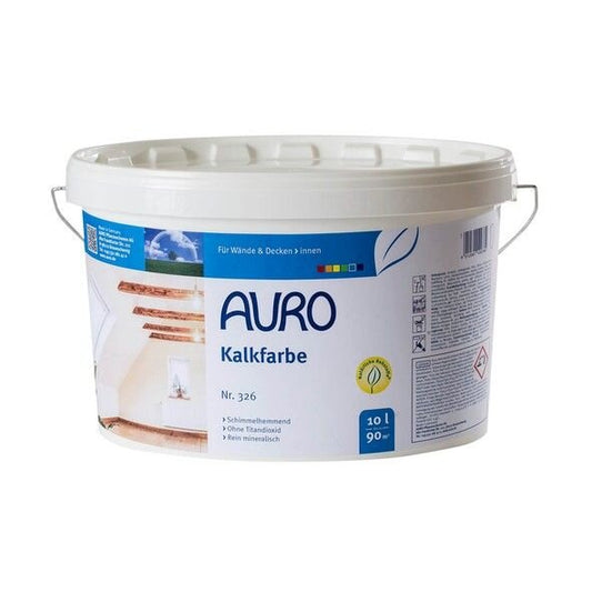 Auro Kalkfarbe weiß 326 - 10 l Eimer
