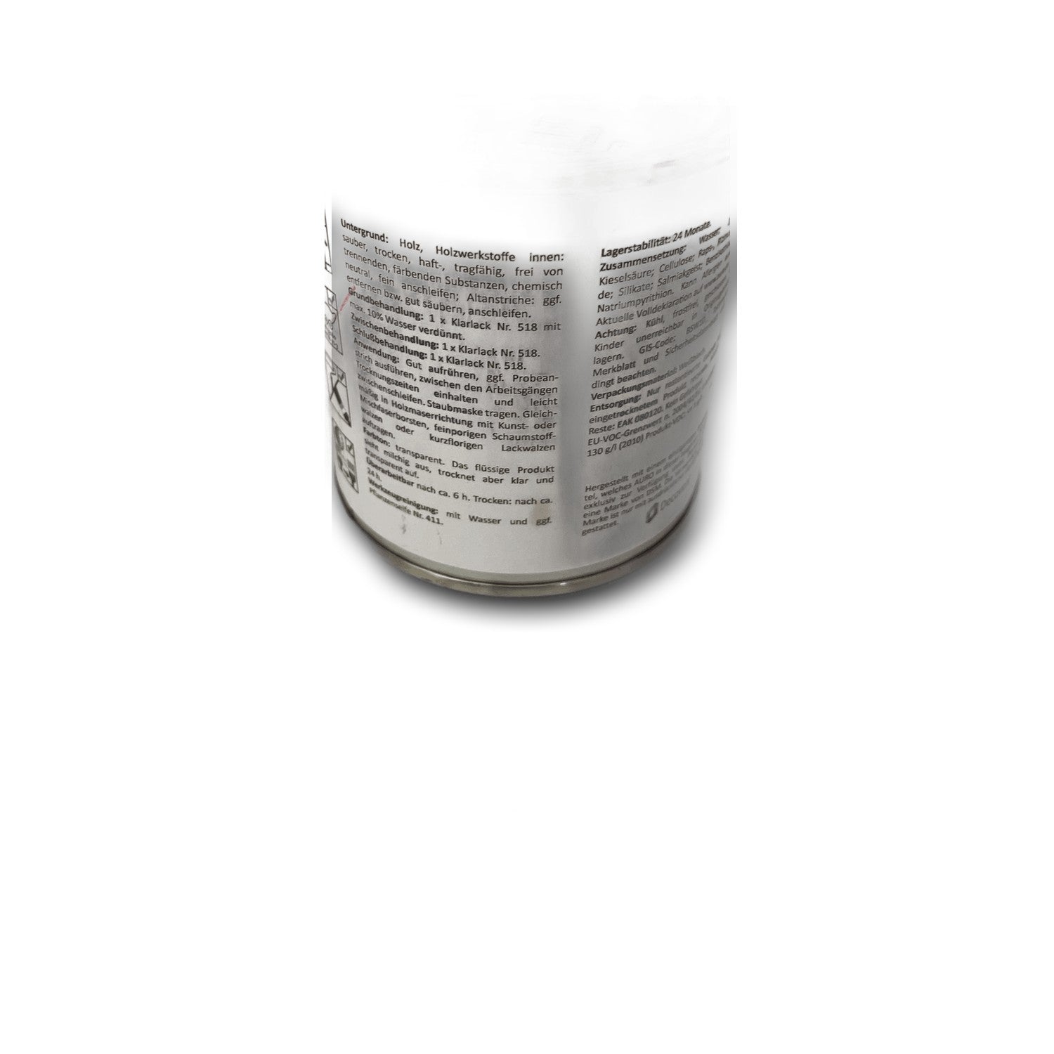 AURO Klarlack matt Nr. 518 – 0,375 l Dose — Detailansicht