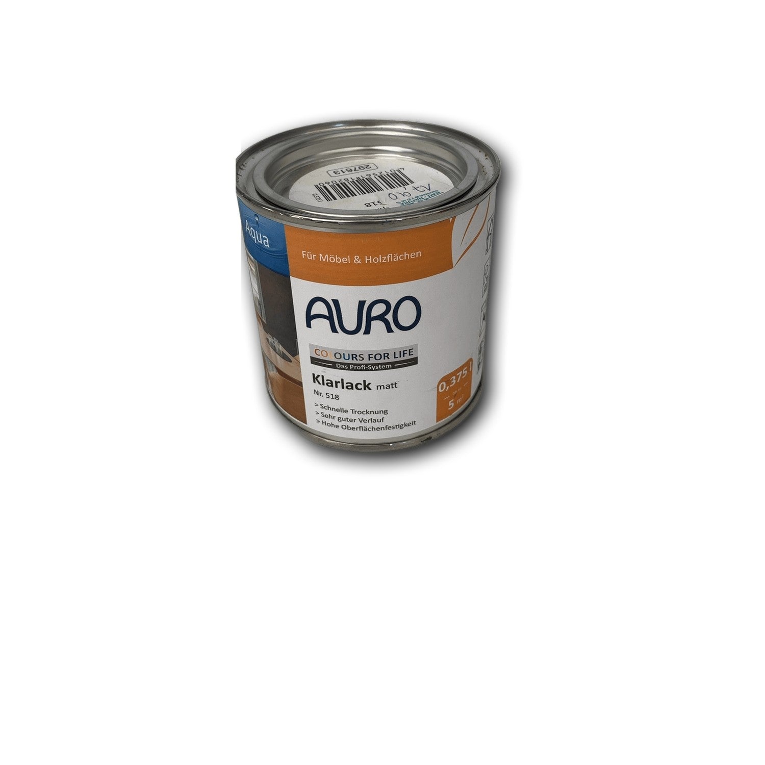 AURO Klarlack matt Nr. 518 — 0,375 l