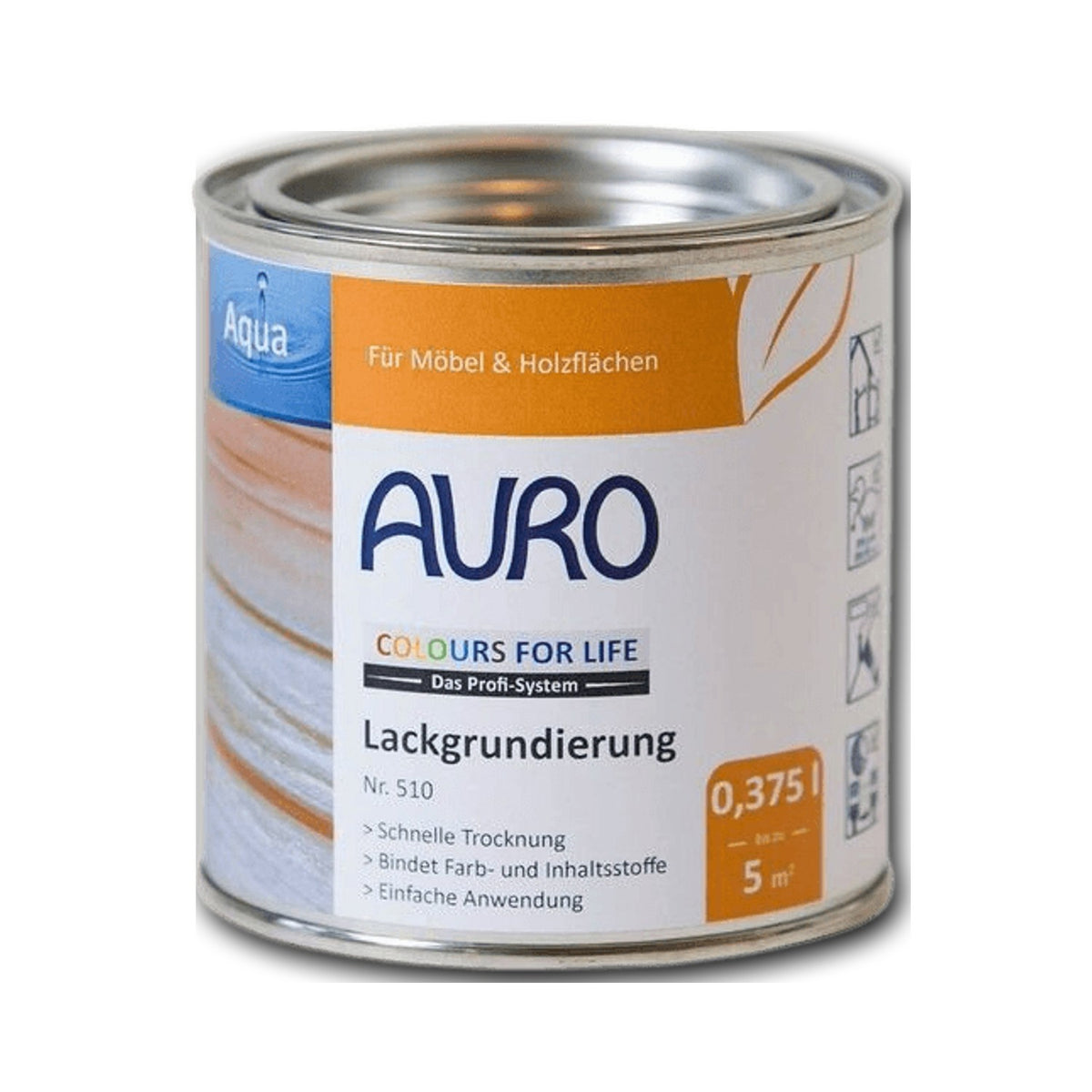 AURO COLOURS FOR LIFE Lackgrundierung Nr. 510 — 0,375 l