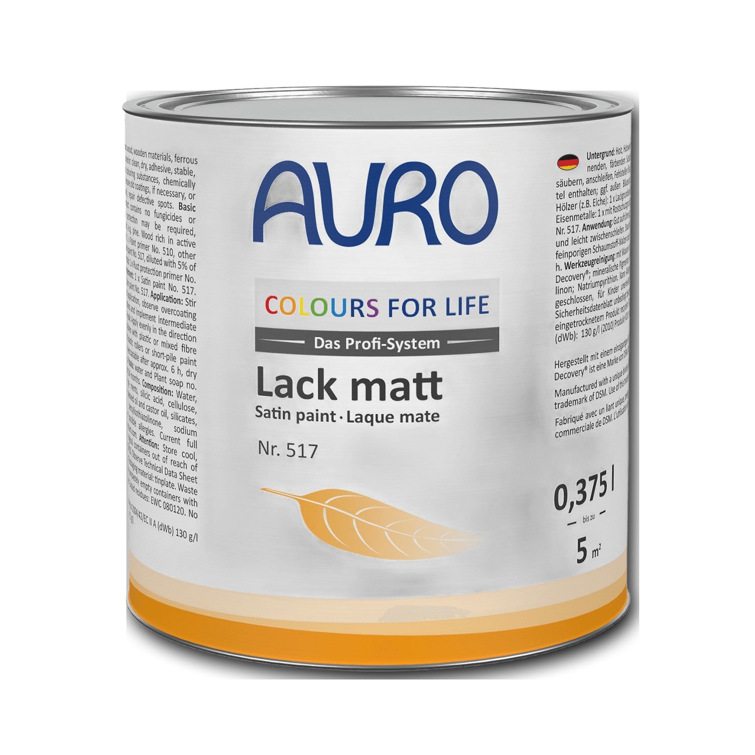 AURO Colours for Life Lack matt Nr. 517 — 0,375 l