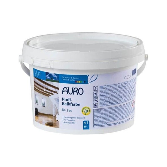 Auro Profi-Kalkfarbe weiß 344 - 1 l Dose