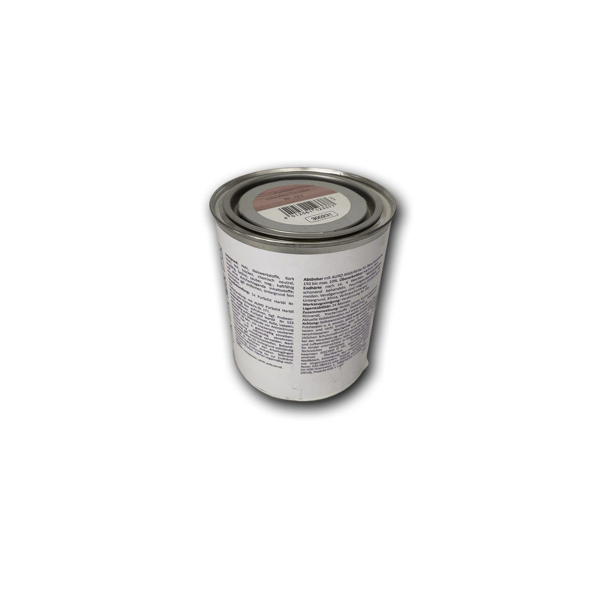 AURO PurSolid Hartöl Nr. 123 farblos - 0,75 l Dose — Detailansicht