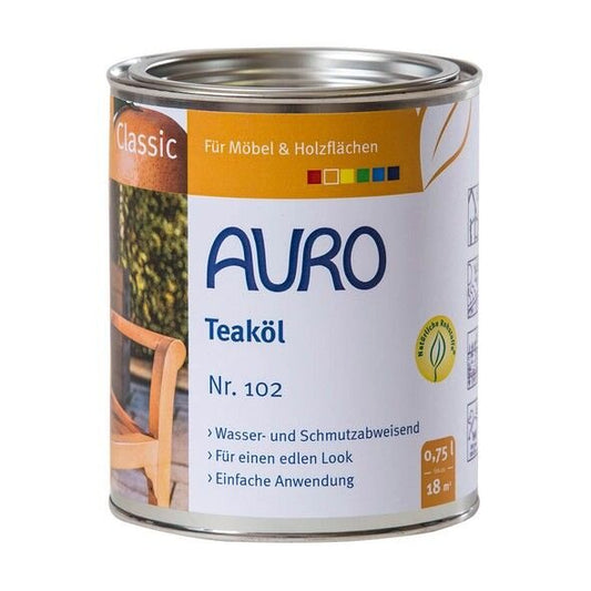 Auro Teaköl Classic 102-81 - 0,75 l Dose