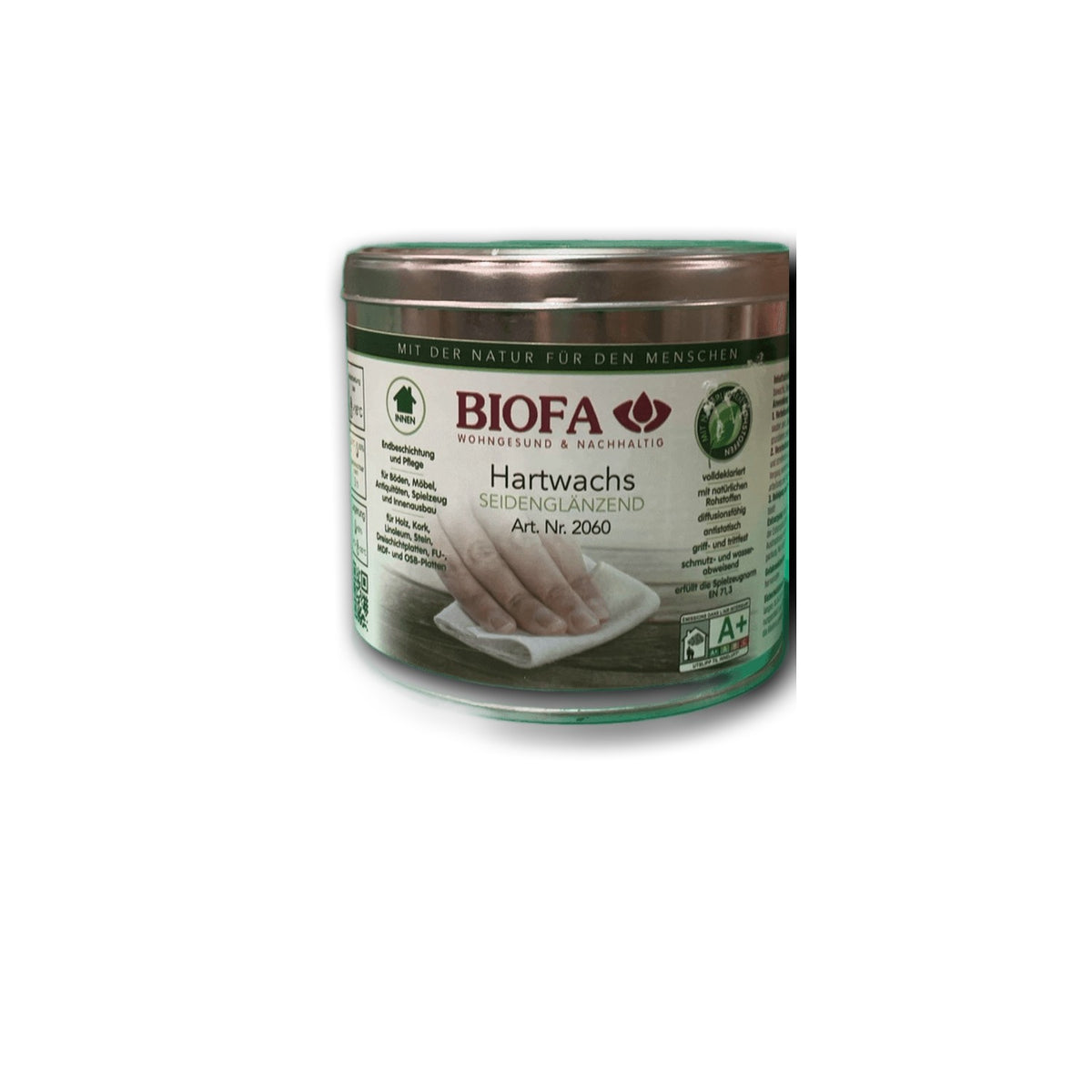 BIOFA Hartwachs seidenglänzend 2060 — 1 l
