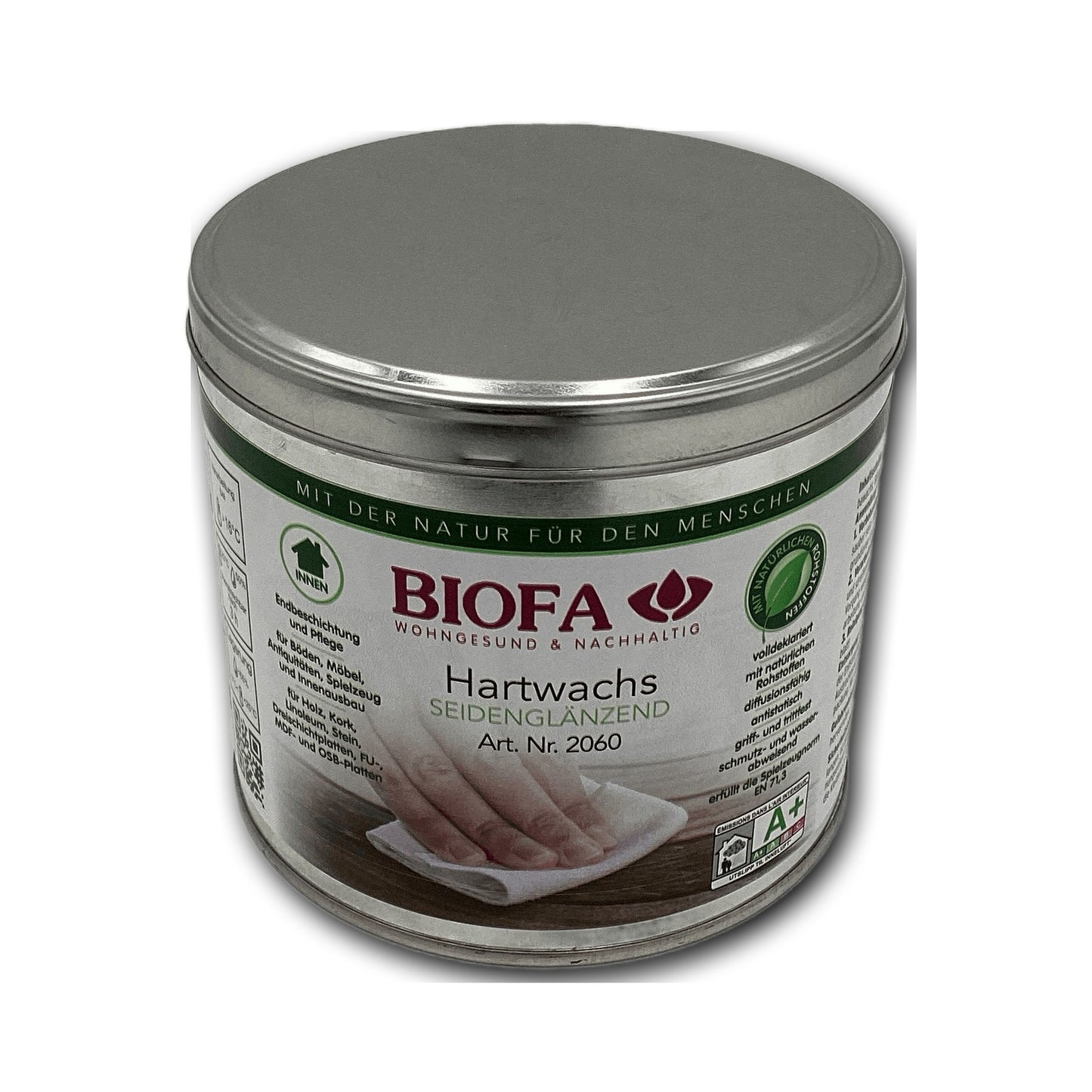 BIOFA Hartwachs 2060 seidenglänzend - 1 Liter