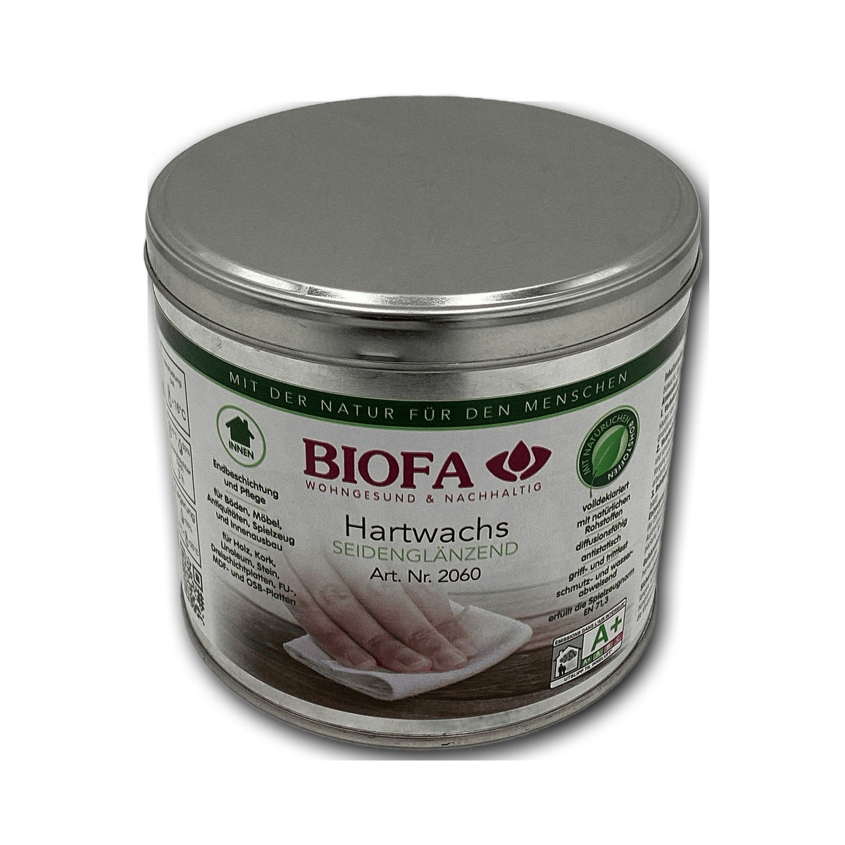 BIOFA Hartwachs 2060 seidenglänzend — 1 l