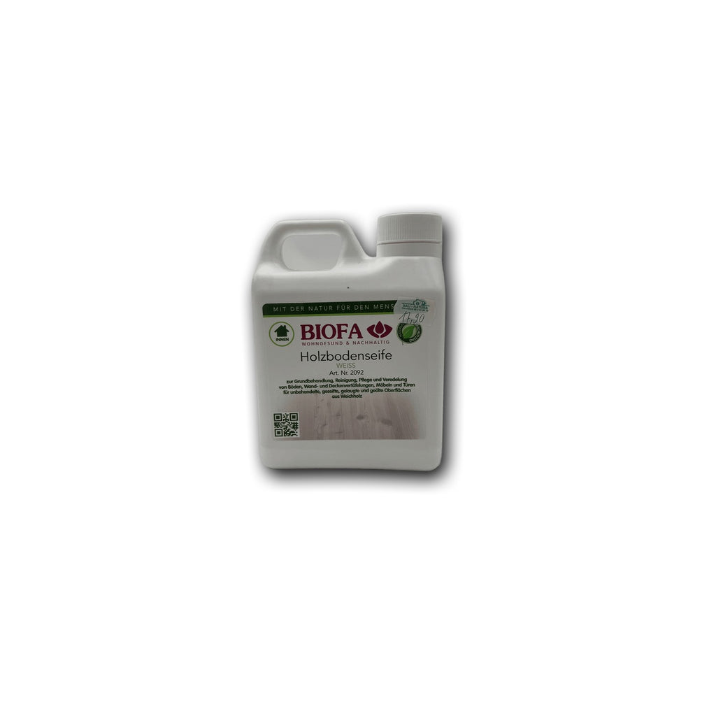 BIOFA Holzbodenseife Weiß — 1 l