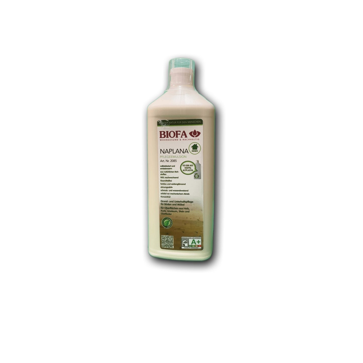 BIOFA Naplana Pflegeemulsion – 1 l Flasche