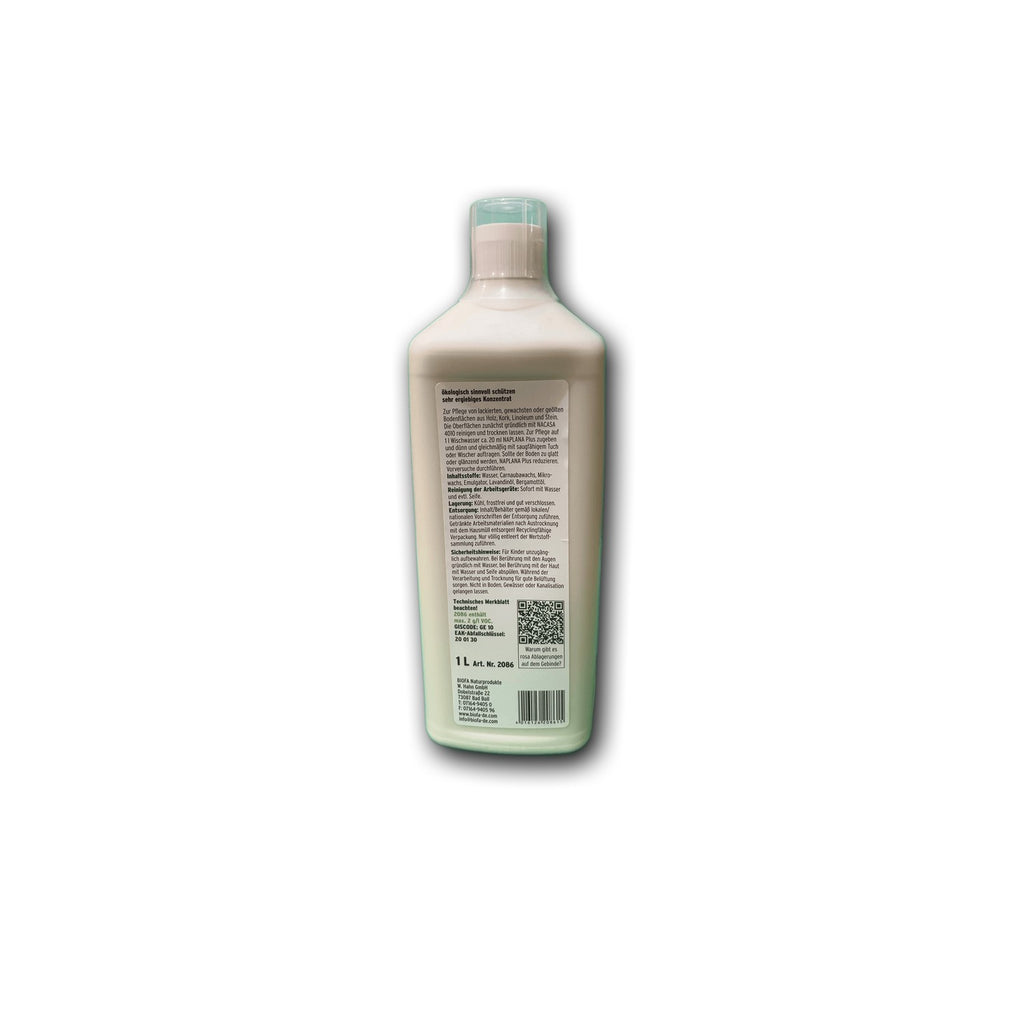 Biofa Naplana Plus Antirutsch Pflegeemulsion 2086 – 1 l — Detailansicht