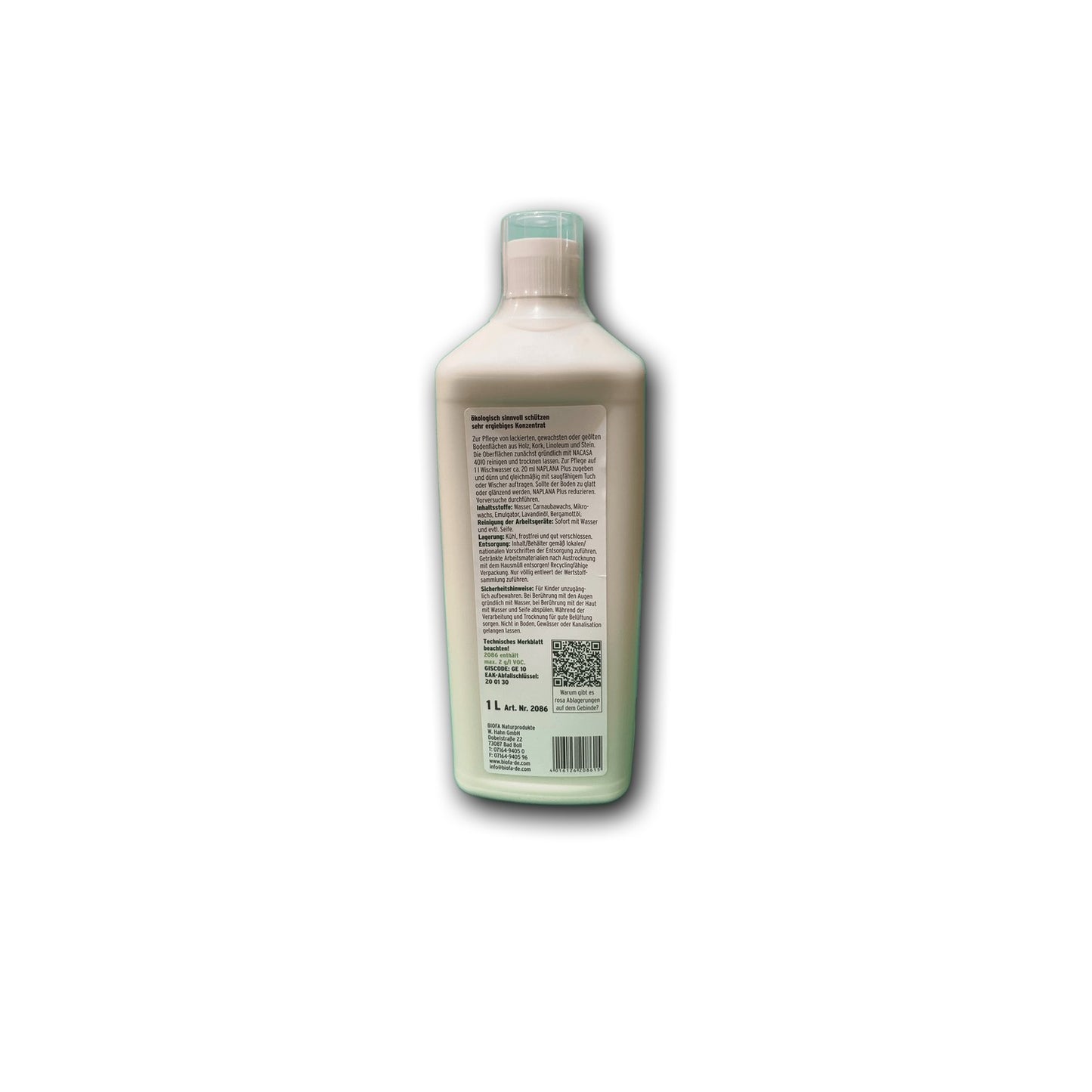 Biofa Naplana Plus Antirutsch Pflegeemulsion 2086 – 1 l