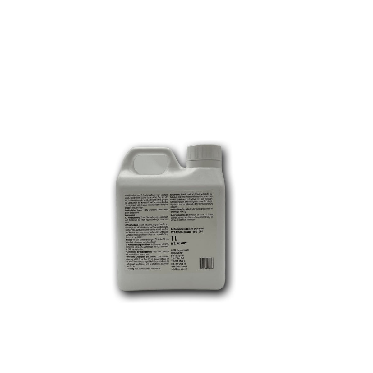 BIOFA Terrassenreiniger - 1 L — Detailansicht