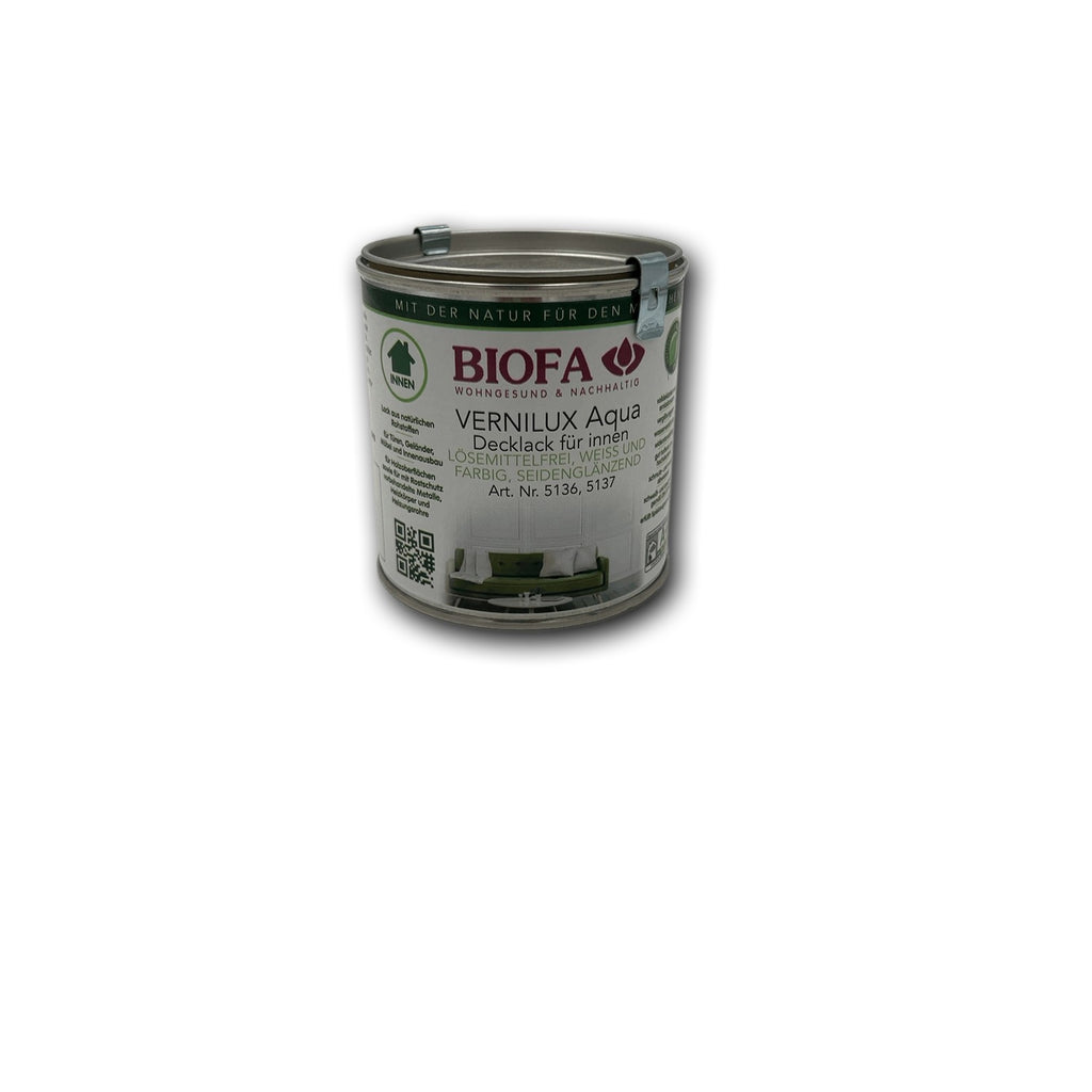 Biofa Vernilux Aqua Decklack für innen weiß — 0,375 l