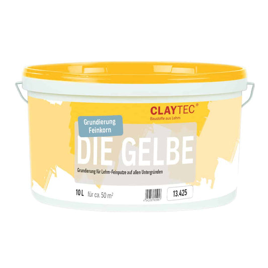 Claytec DIE GELBE Grundierung Feinkorn 10 Liter