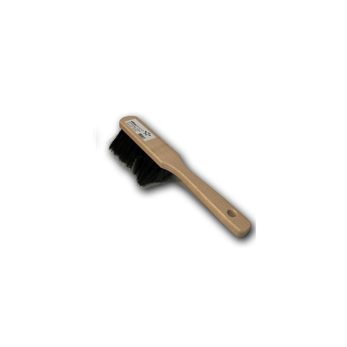 eberSHOP Industriehandfeger Rosshaar 300 mm – unlackierter Holzstiel, fein