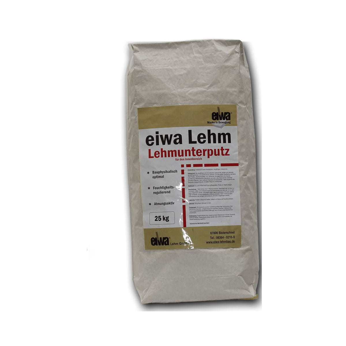 eiwa Lehm-Unterputz — 25 kg