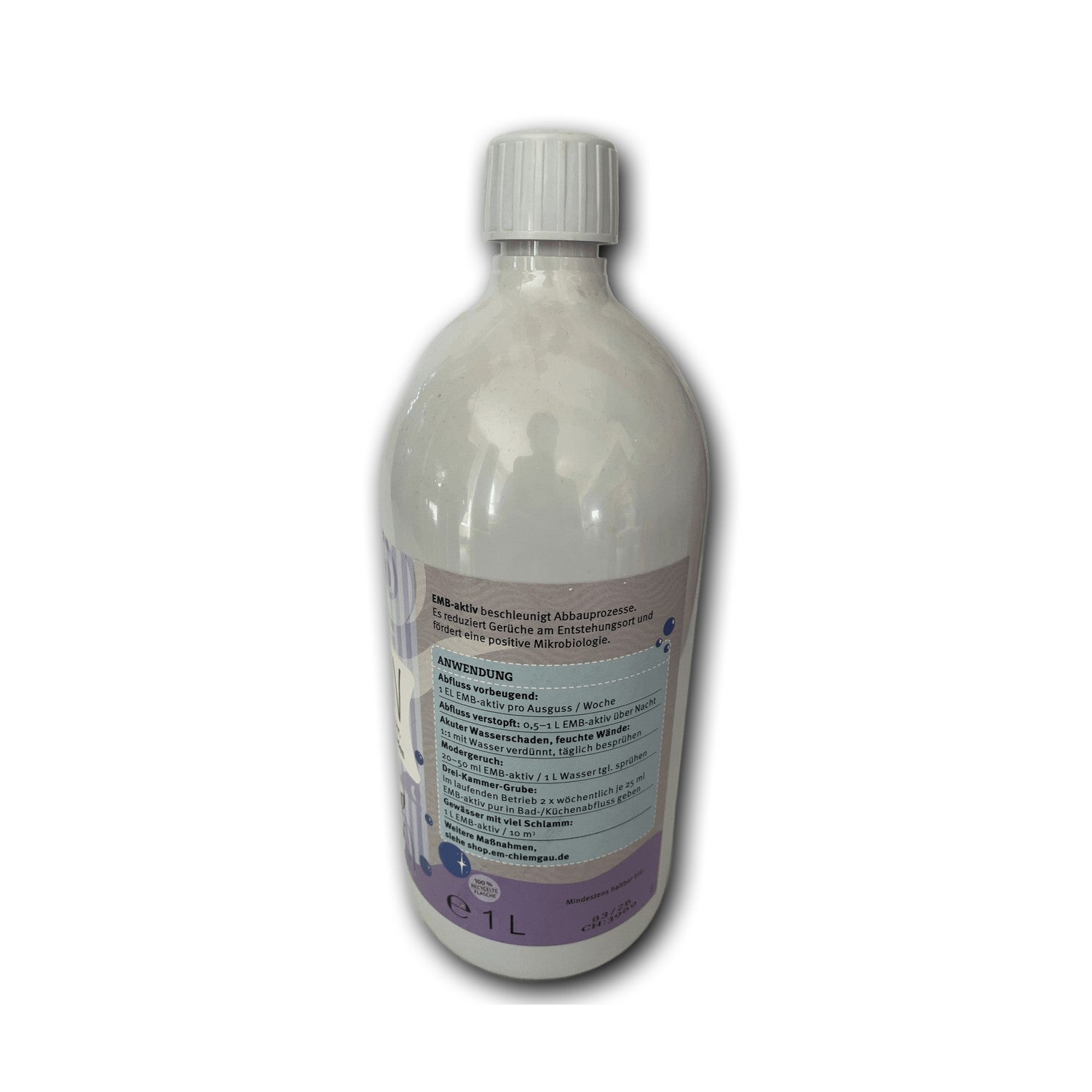 Fischer's EM Chiemgau EMB-Aktiv Abwasser - 1 L Flasche — Detailansicht