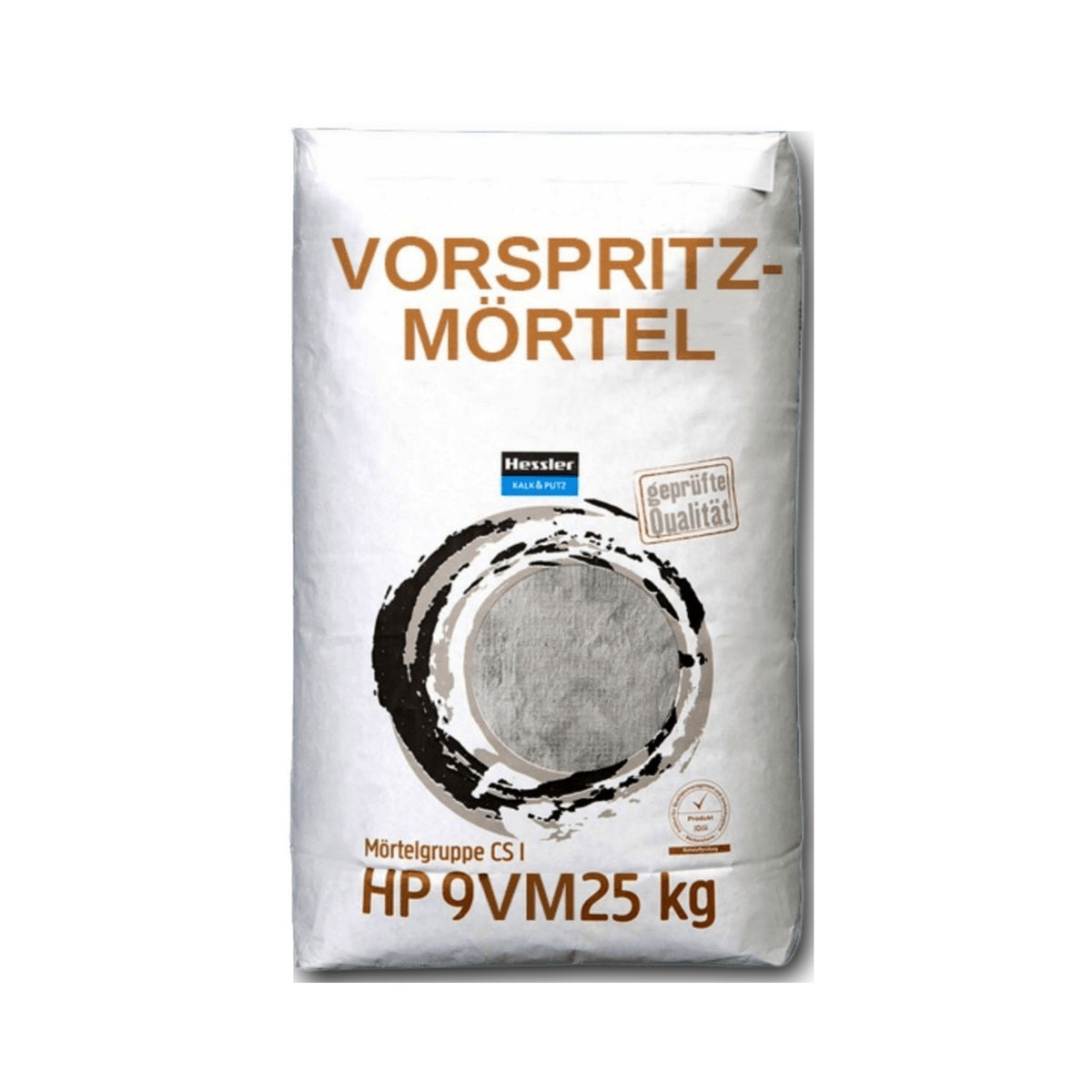Hessler HP 9VM Kalk-Vorspritzmörtel 4 mm Korn — 25 kg