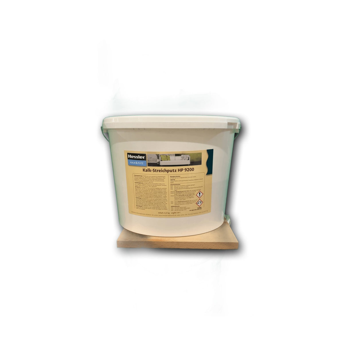 Hessler Kalk-Streichputz HP 9200 Weiß - 6,5 kg Eimer — Detailansicht