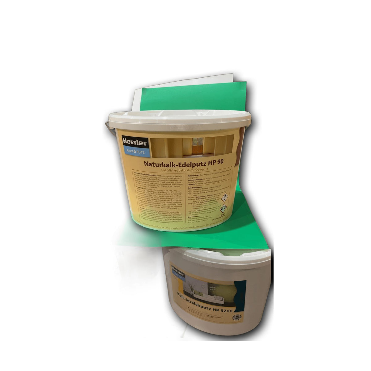 Hessler Naturkalk-Edelputz HP 90 Weiß 0,3 mm – 20 kg — Detailansicht
