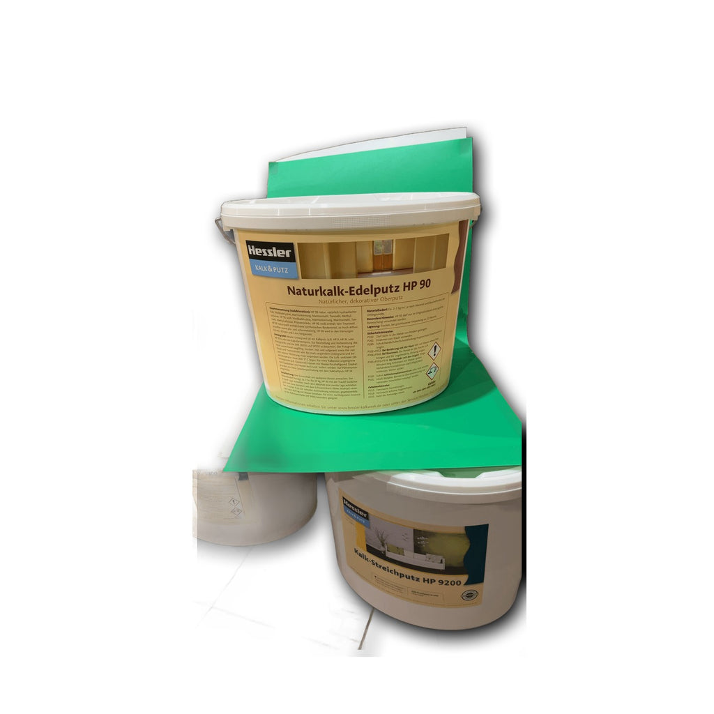 Hessler Naturkalk-Edelputz HP 90 Natur 0,5 mm – 20 kg Eimer — Detailansicht