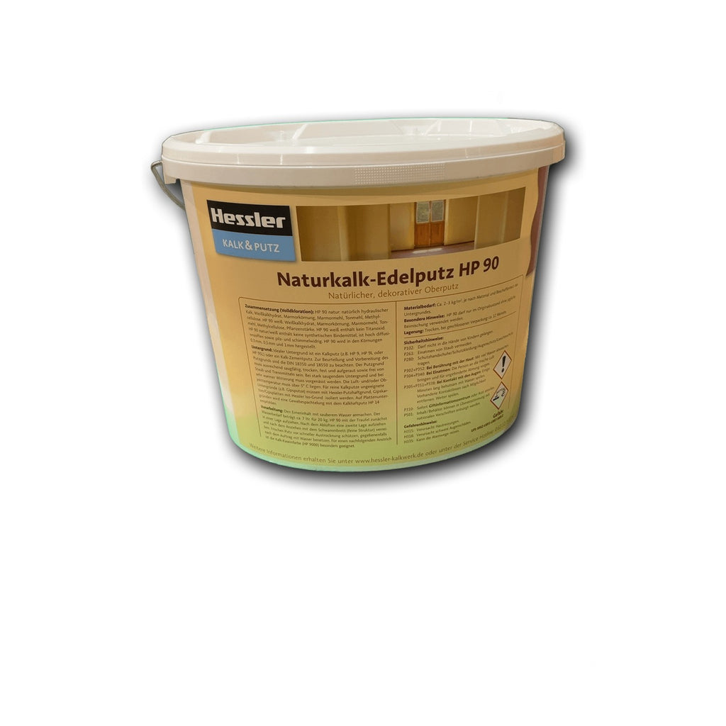 Hessler Naturkalk-Edelputz HP 90 Weiß 1,0 mm – 20 kg Eimer — Detailansicht