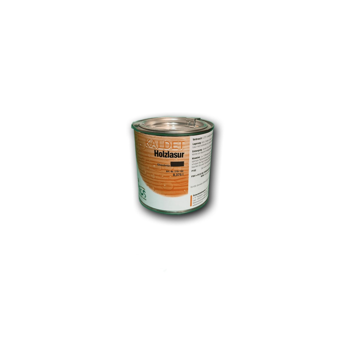 Kaldet Holzlasur Ebenholz — 0,375 l, Livos