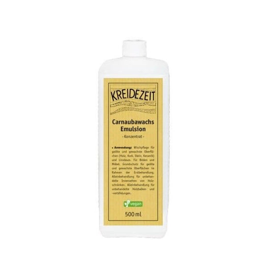 Kreidezeit Carnaubawachs Emulsion - Konzentrat - 0,5 l Flasche