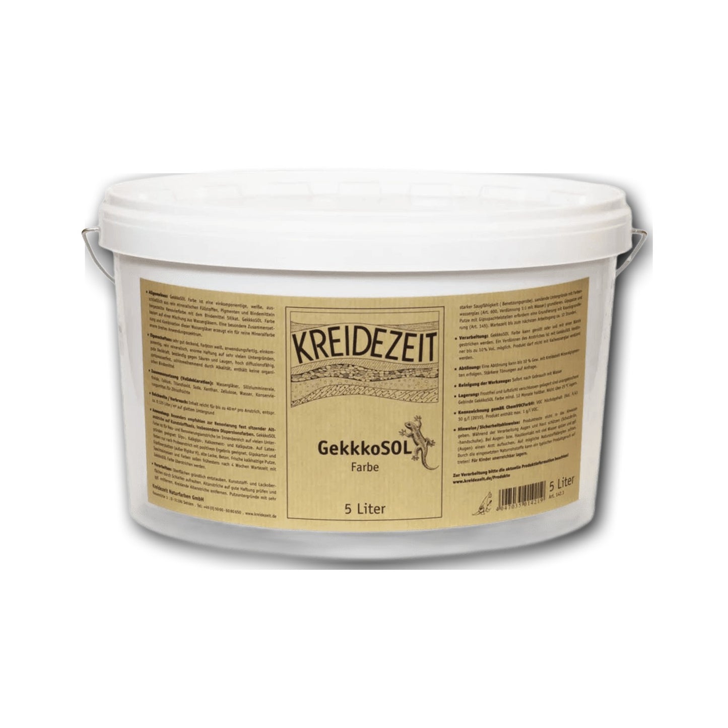 Kreidezeit GekkkoSOL Farbe - 5 l Eimer