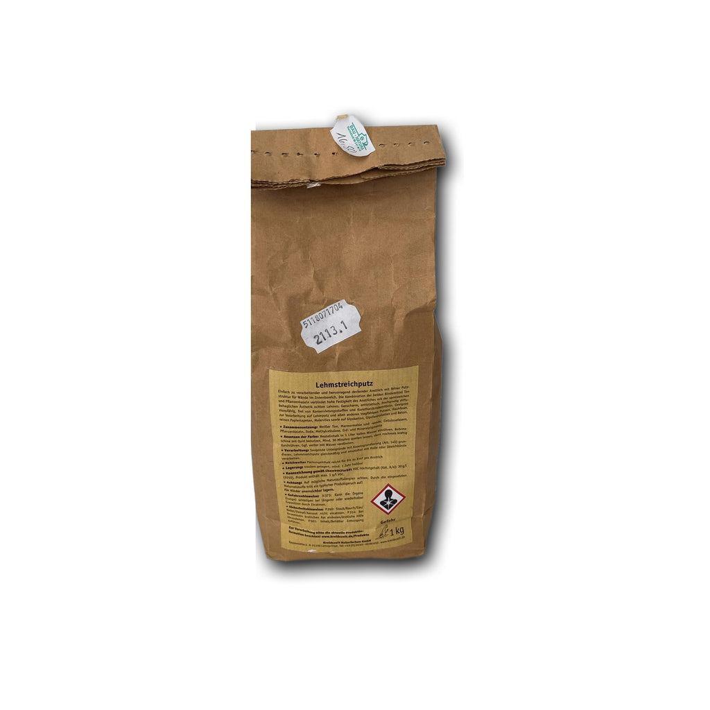 Kreidezeit Lehmstreichputz grün – 1 kg — Detailansicht