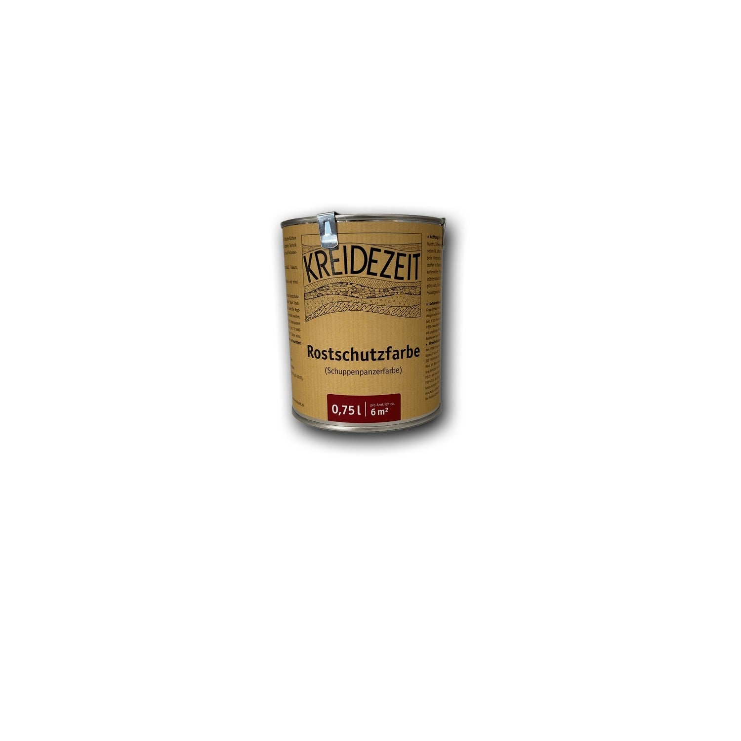 Kreidezeit Rostschutzfarbe (Schuppenpanzerfarbe) — 0,75 l