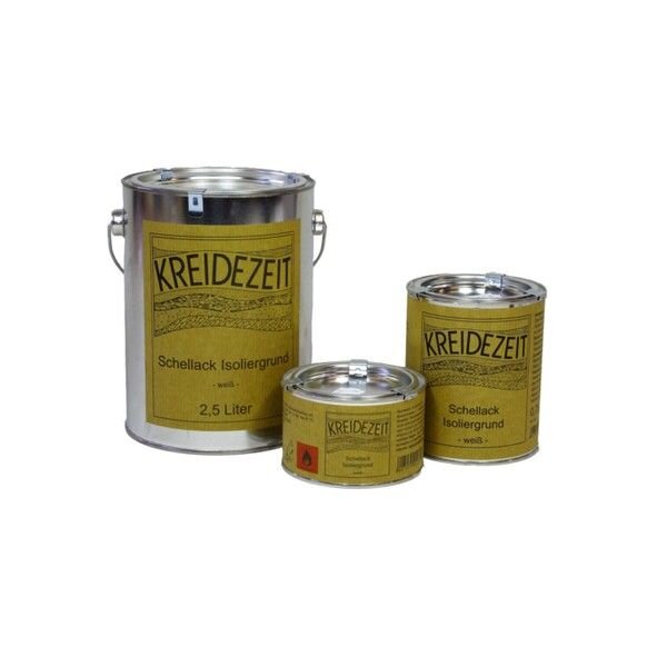 Kreidezeit Schellack Isoliergrund weiß - 2,5 l Dose
